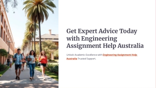Get Expert Advice Today with Engineering Assignment Help Australia