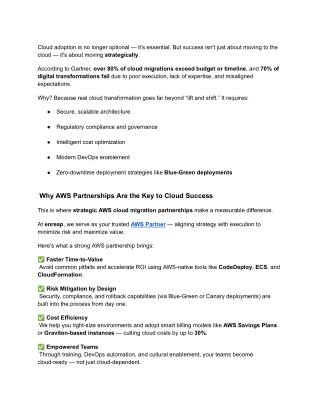 Unlocking Cloud Success_ How AWS Partnerships Drive Faster, Safer Migrations
