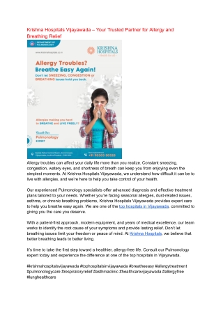 krishna hospitals vijayawada your trusted partner