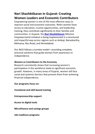 Women Empowerment in Ambaji – Tailoring and Small Business Training