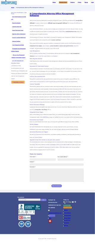 immigration software for attorneys