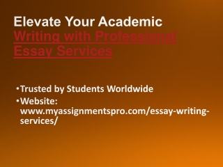 Why Choose Professional Essay Writing Services