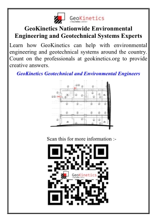 GeoKinetics Nationwide Environmental Engineering and Geotechnical Systems Experts