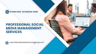 Professional Social Media Management - Internationaloutsourcing