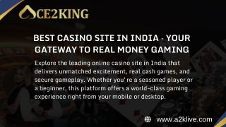 Best Casino Site in India – Win Real Money Online