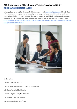 AI & DL Certification Training in Denver, CO