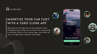 Monetize Your Car Fleet with a Turo Clone App.