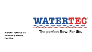 why cpvc pipes are the backbone of modern plumbing