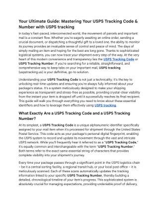 your ultimate guide mastering your usps tracking