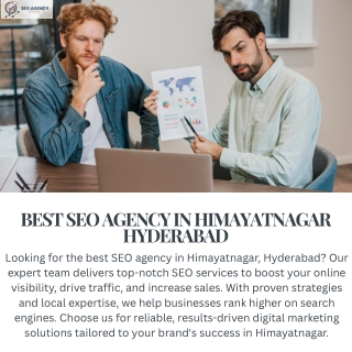 Best SEO Agency in himayatnagar hyderabad