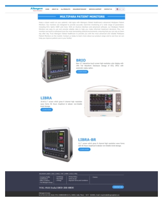 Multipara Monitors for ICU Use – Real-Time Patient Monitoring