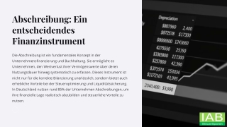 Abschreibung: Bedeutung, Arten & Berechnung erklärt