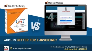 Gen GST Software or Manual: Which Is Better for E-Invoicing?