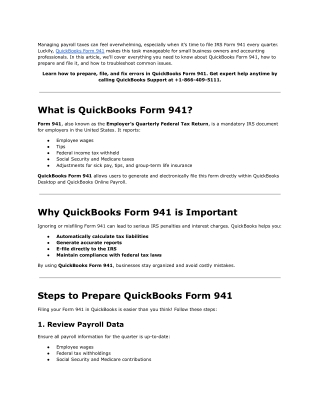 Step-by-Step Instructions: How to File Your IRS Form 941 Easily
