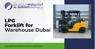 LPG Forklift for Warehouse in Dubai – Power & Performance by Al Shirawi Trading