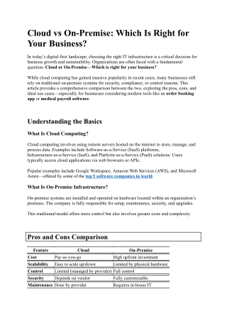 Cloud vs On-Premise Which Is Right for Your Business.docx