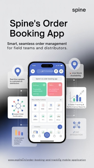 Spine's Order Booking App
