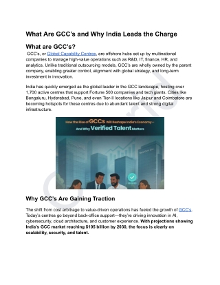 what are gcc s and why india leads the charge