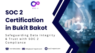soc 2 certification in bukit bakot