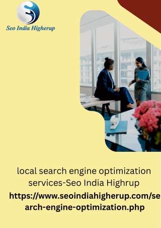 local search engine optimization services - Seo India Highrup