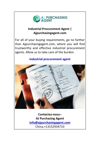 Industrial Procurement Agent Ajpurchasingagent.com