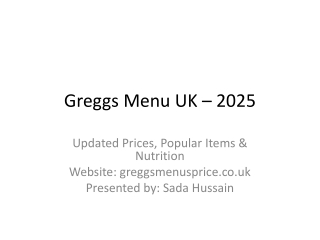 greggs menu uk 2025