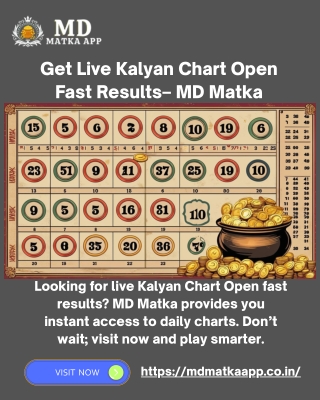 Get Live Kalyan Chart Open Fast Results– MD Matka