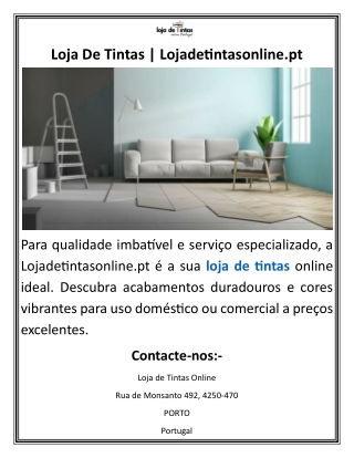 Loja De Tintas  Lojadetintasonline.pt