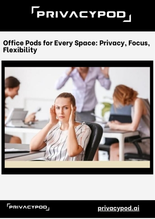 office pods for every space privacy focus
