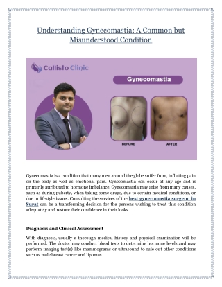Understanding Gynecomastia: A Common but Misunderstood Condition