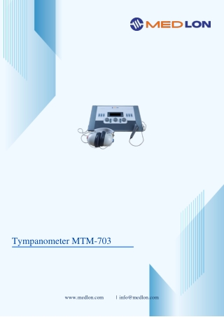 Tympanometer-MTM-703