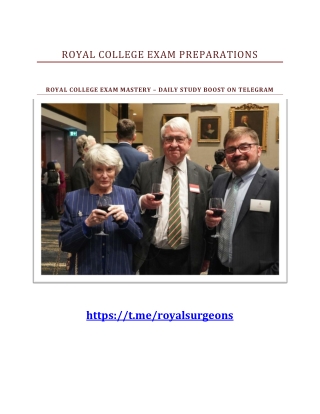 ROYAL COLLEGE EXAM MASTERY - Australia Bud Supply