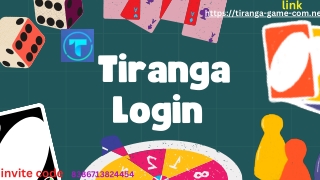 Enjoy the thrill of Tiranga login , a top online platform offering exciting India-inspired games and real cash rewards.
