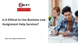 Is It Ethical to Use Business Law Assignment Help Services?