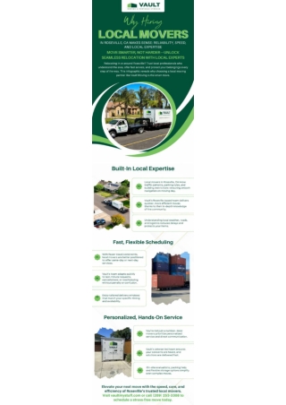 Get Reliability, Speed, and Local Expertise With Local Movers in Roseville, CA