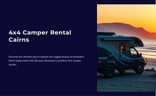 4x4 Camper Rental Cairns