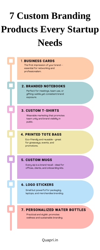 7 Custom Branding Products Every Startup Needs