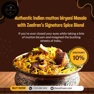 Delicious Mutton Biryani Near Me – Only at The Zafraan