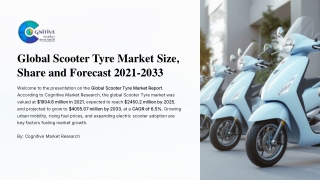 Global Scooter Tyre Market Size, Share and Forecast 2021-2033