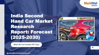 India Second Hand Car Market Size, Share,Trend Report 2030