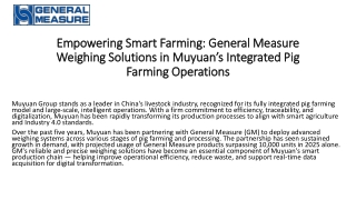Empowering Smart Farming