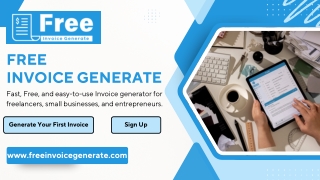 Free Invoice Generator - Free Invoice Generate