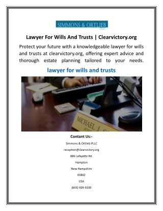 Lawyer For Wills And Trusts​  Clearvictory.org