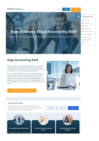 Hire Sage Accounting specialists