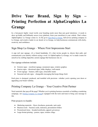 AlphaGraphics La Grange PDF