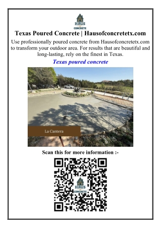 Texas Poured Concrete Hausofconcretetx.com