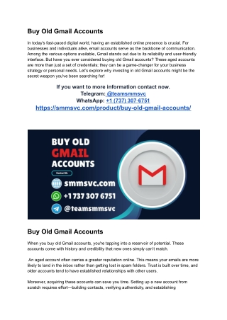 Buy Old Gmail Accounts (1)