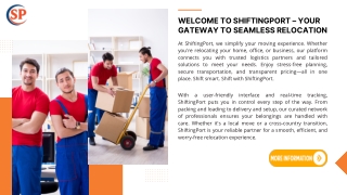 ShiftingPort Packers and Movers Gurgaon – Expert Relocation Services You Can Tru