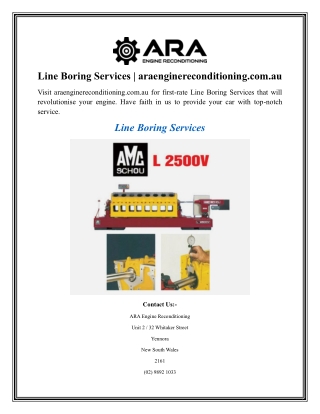 line boring services araenginereconditioning