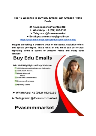 Top 10 Websites to Buy Edu Emails_ Get Amazon Prime Deals